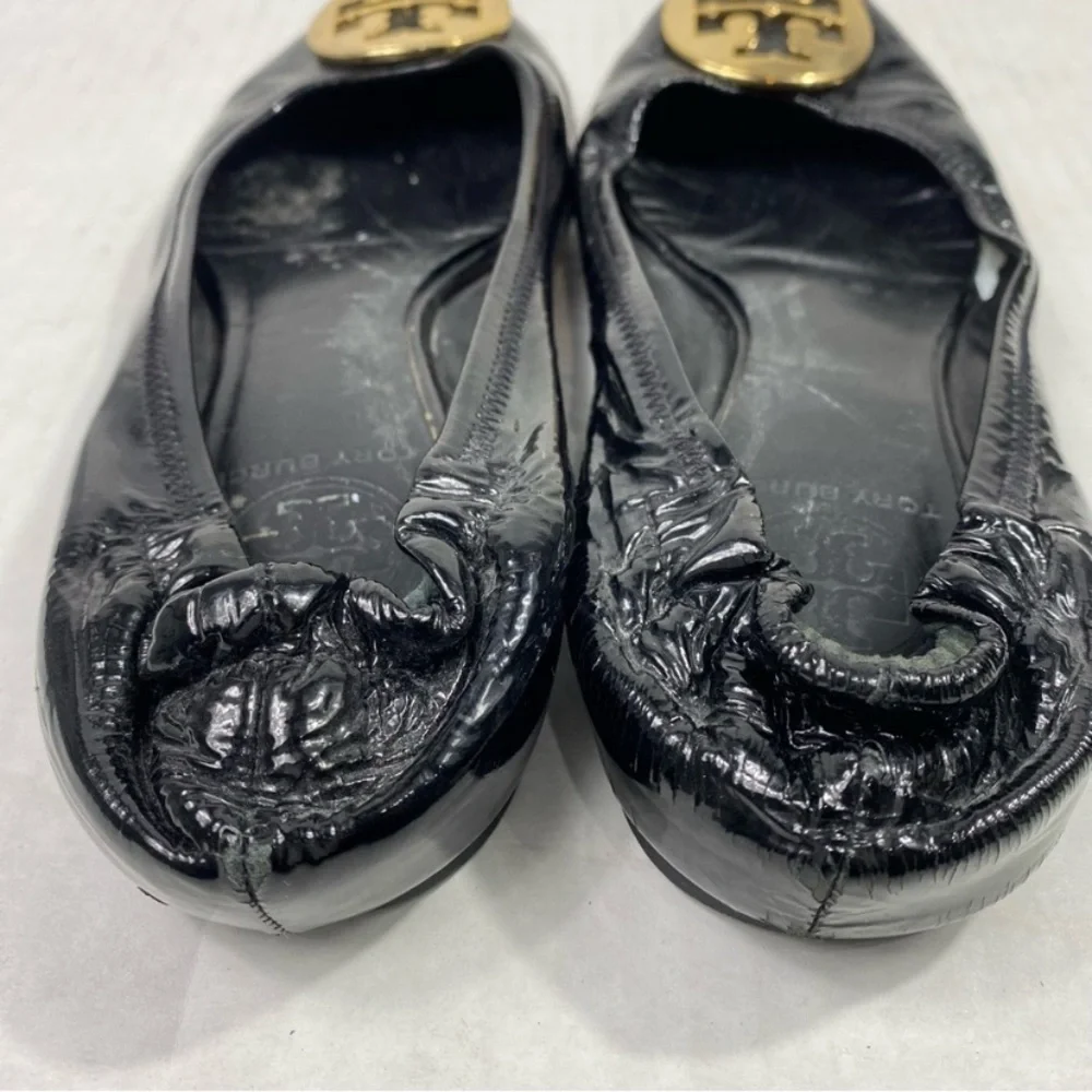TORY BURCH Reva Patent Leather Ballet Flats